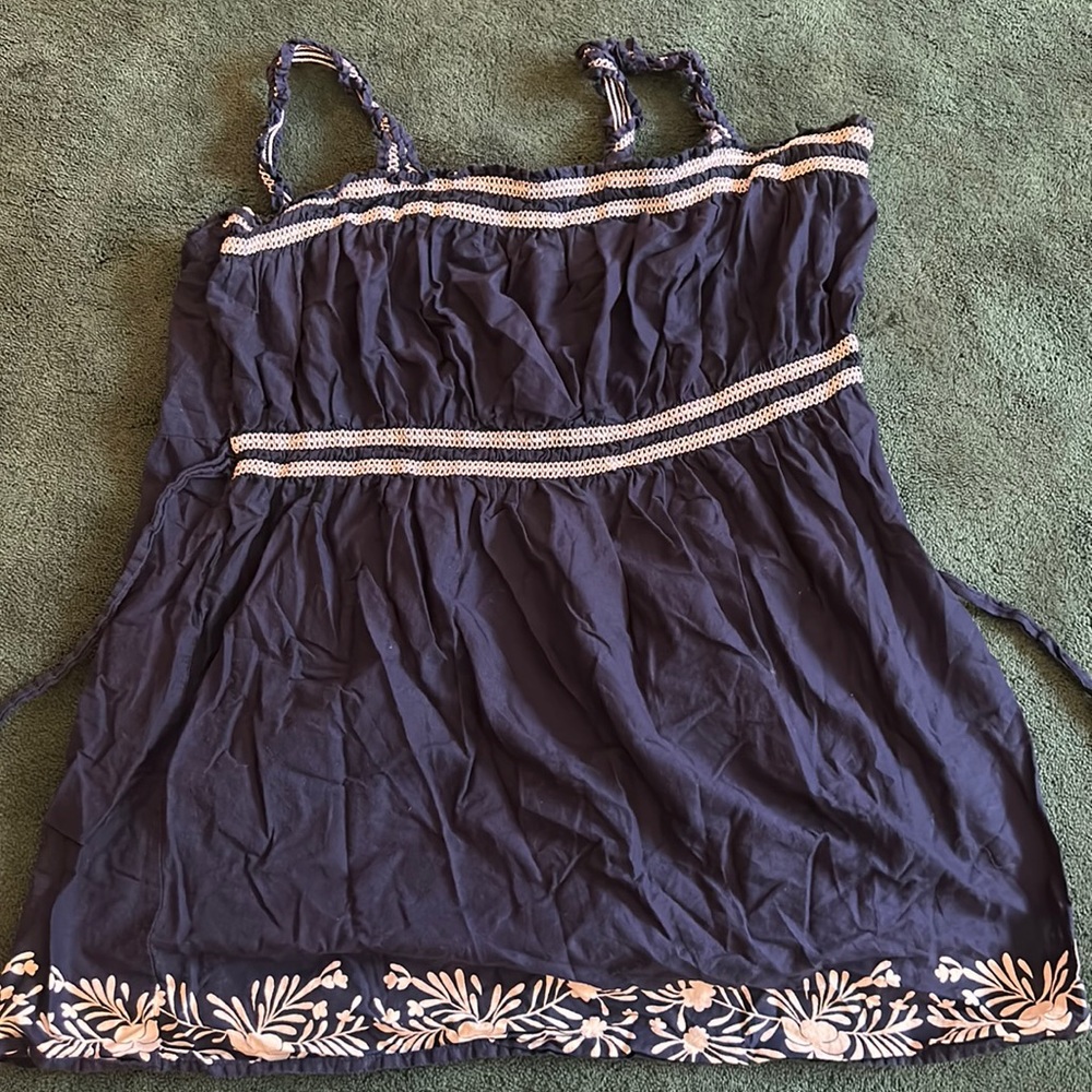 Motherhood Maternity, Large, blue/white